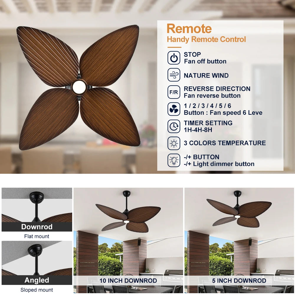 Paul Larry LED Outdoor Ceiling Fan