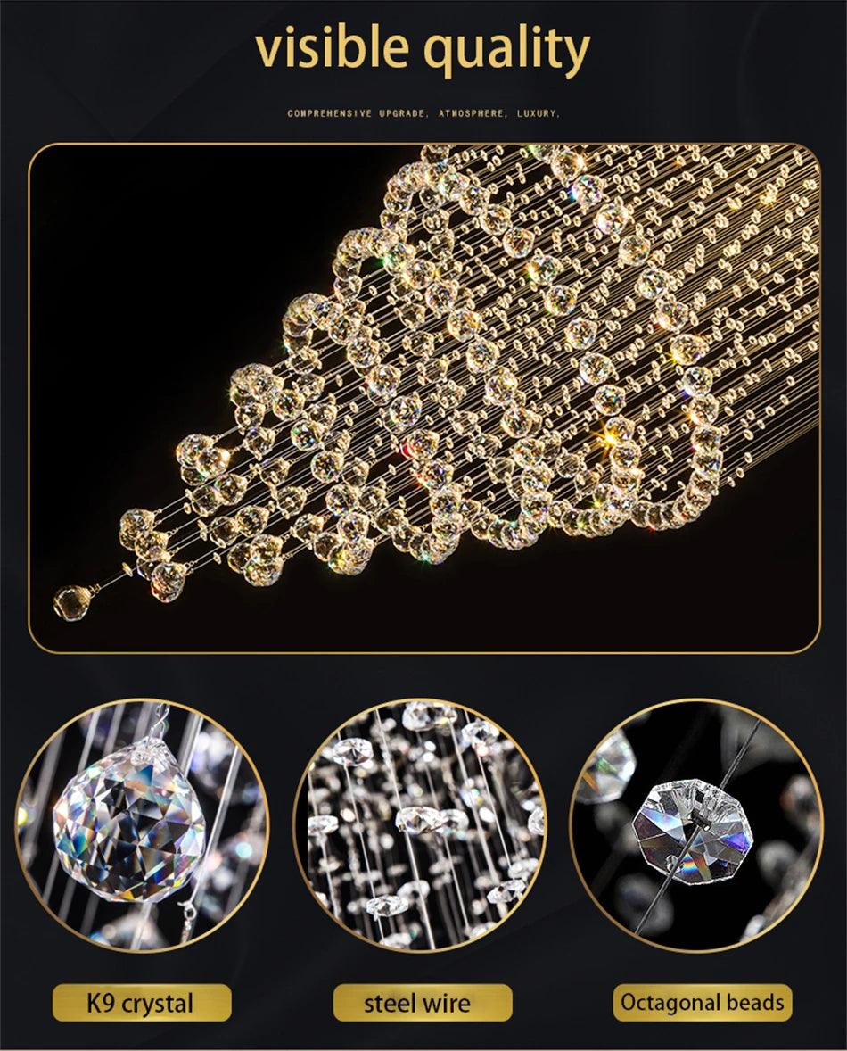 Ethan Mitchell LED Crystal Chandelier