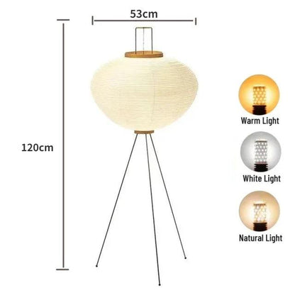 Lily Wilson Rice Paper Floor Lamp