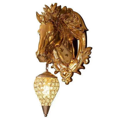 Zahir Al-Mansoor Horse Wall Lamp