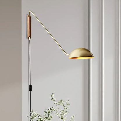 Idris Kassem Retro Long Arm Wall Lamp