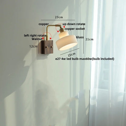 Ella Wright Toggle Switch LED Wall Lamp