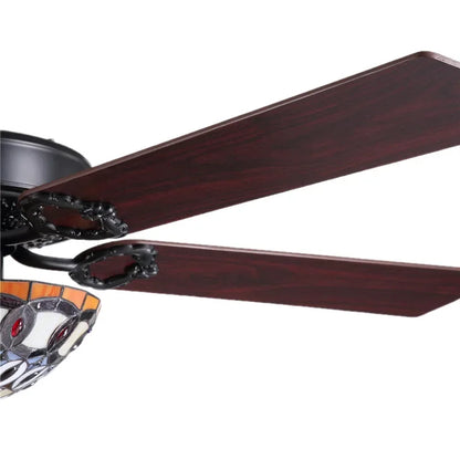 Ann Bailey Retro Ceiling Fan with Light