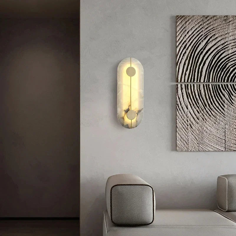 Calista Evangeline Marble Wall Lamp