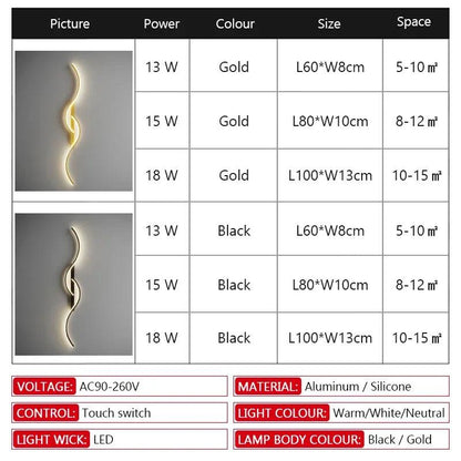 Hannah Foster Modern LED Wall Light