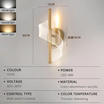 Nadir Fadil Modern LED Wall Lamp