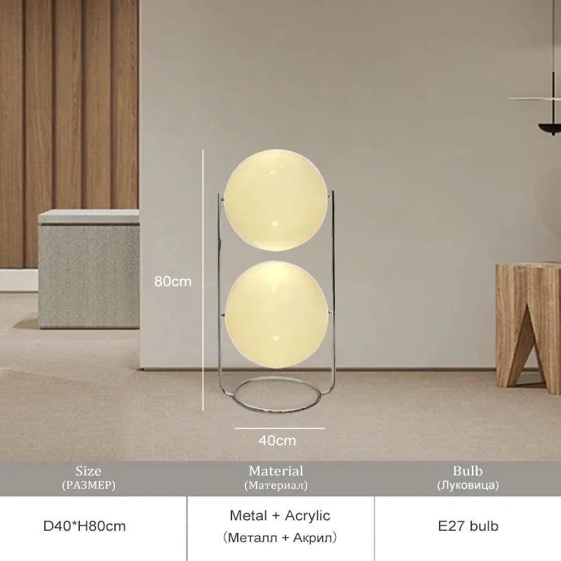 Chloe Scott Modern Ball Floor Lamp