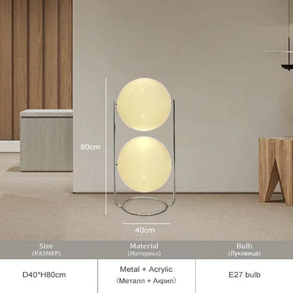 Chloe Scott Modern Ball Floor Lamp