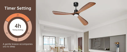 Abagail Voice Ceiling Fan with Light