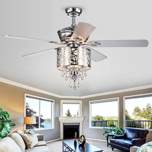 Elegant Metal 52-inch Ceiling Fan