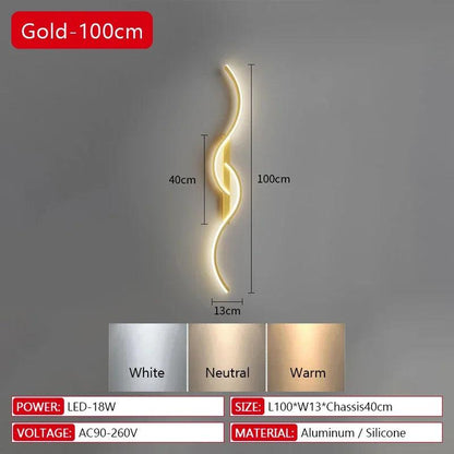 Hannah Foster Modern LED Wall Light