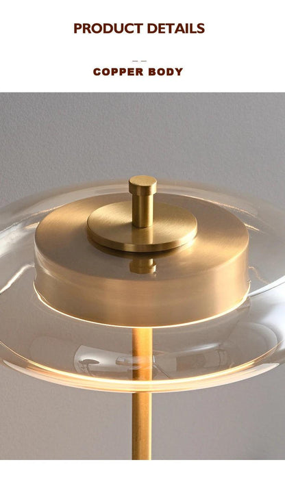 Michael Harris Retro Glass Floor Lamp