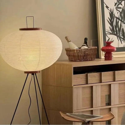 Lily Wilson Rice Paper Floor Lamp