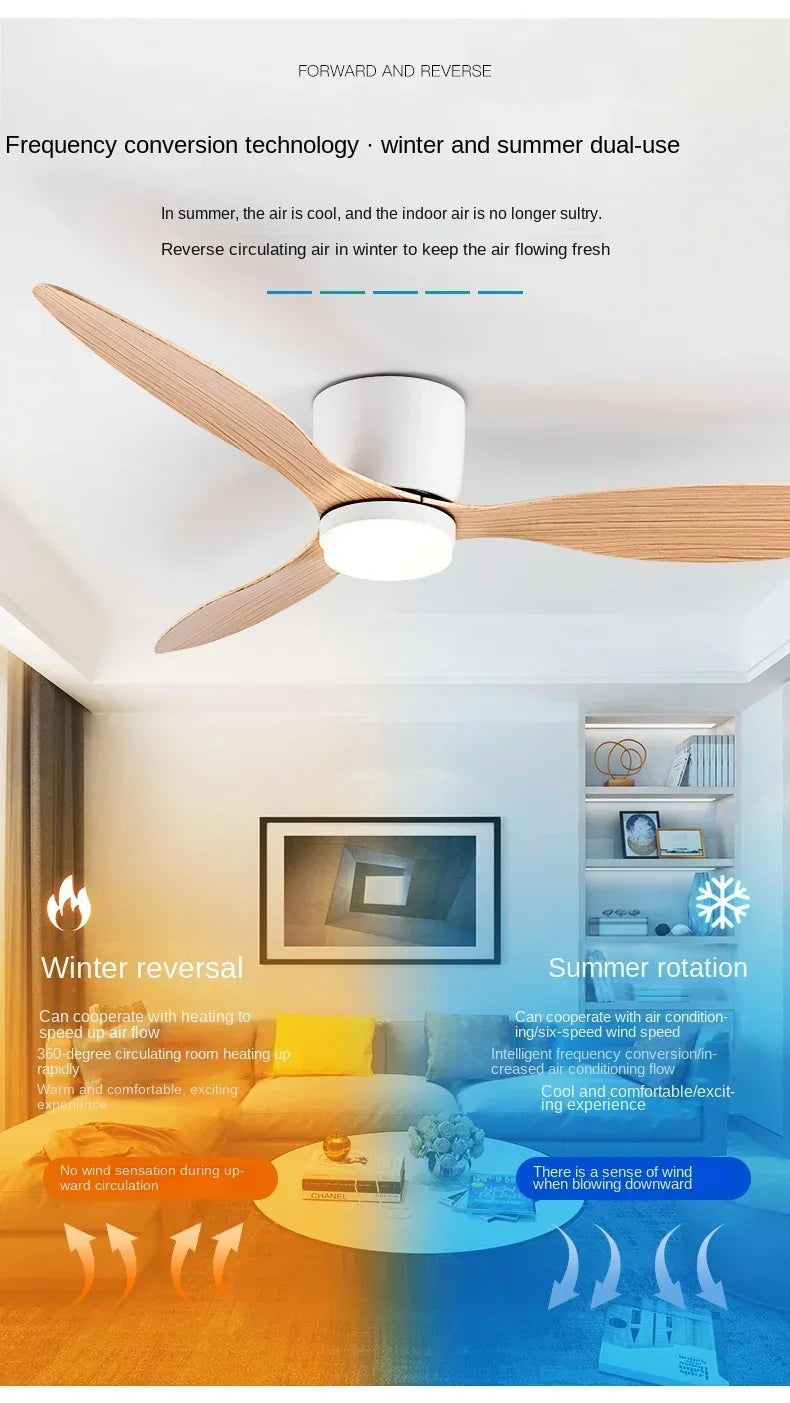 Modern LED Ceiling Fan Light With Remote Control Low Floor Decorative Light Energy-saving Light With Fan In Bedroom And Home