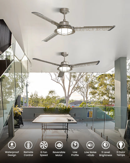 Joy Rose 58" Industrial Ceiling Fan