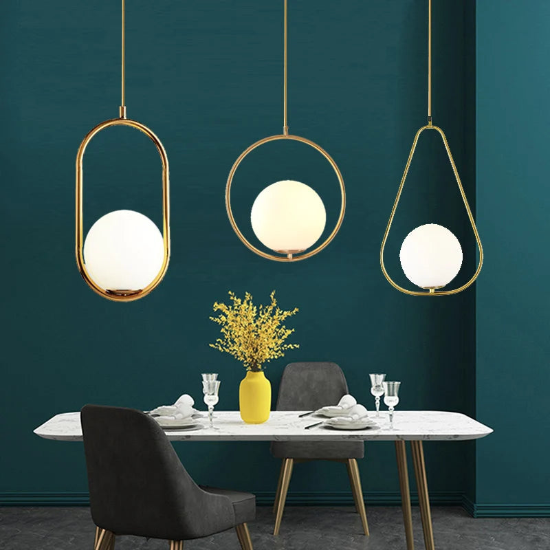 Shapes Glass Pendant Light