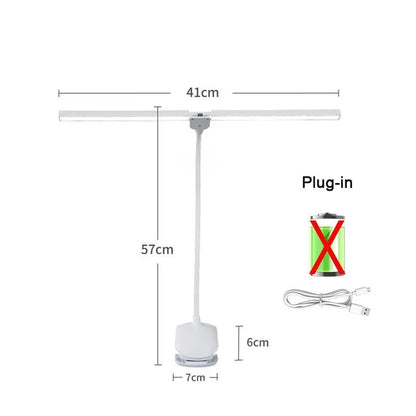 Bell Hooks LED Double-Headed Desk Lamp