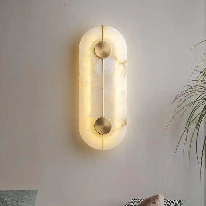 Calista Evangeline Marble Wall Lamp