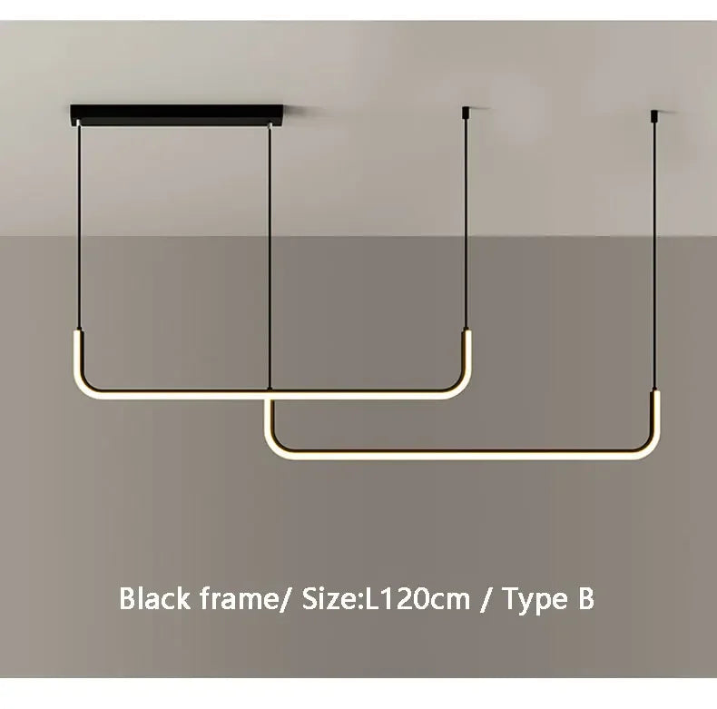 Industrial Simple LED Pendant Light